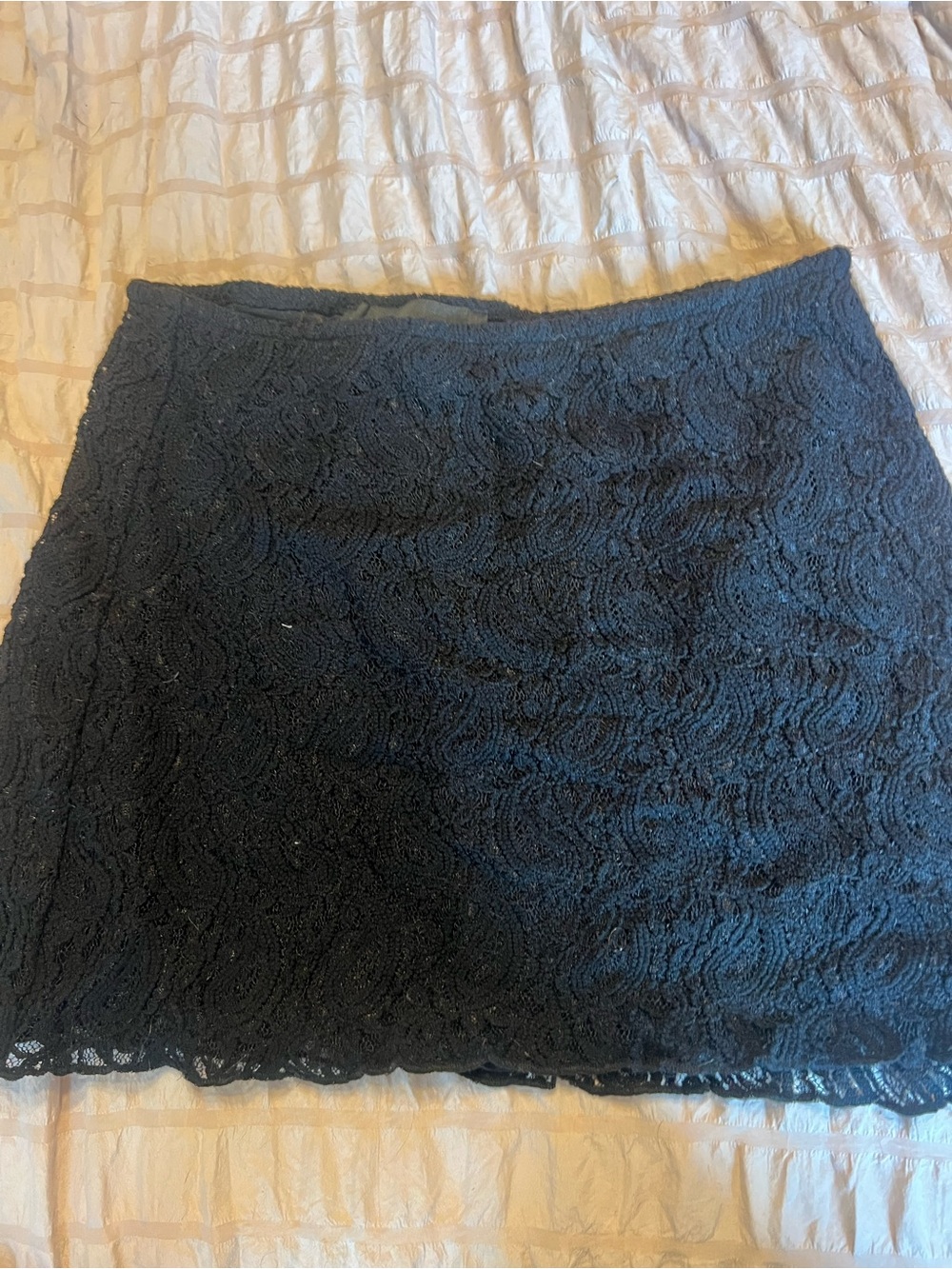 Realisation Par Black Lace Mini Skirt
